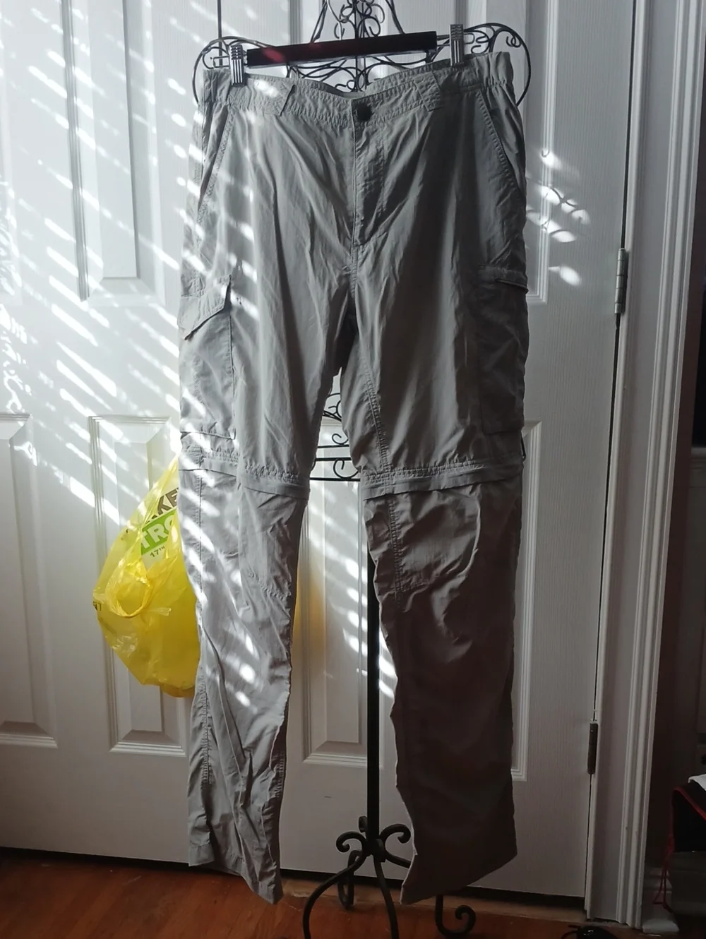 Columbia Men's Lightweight Convertible Cargo Pants - Gray